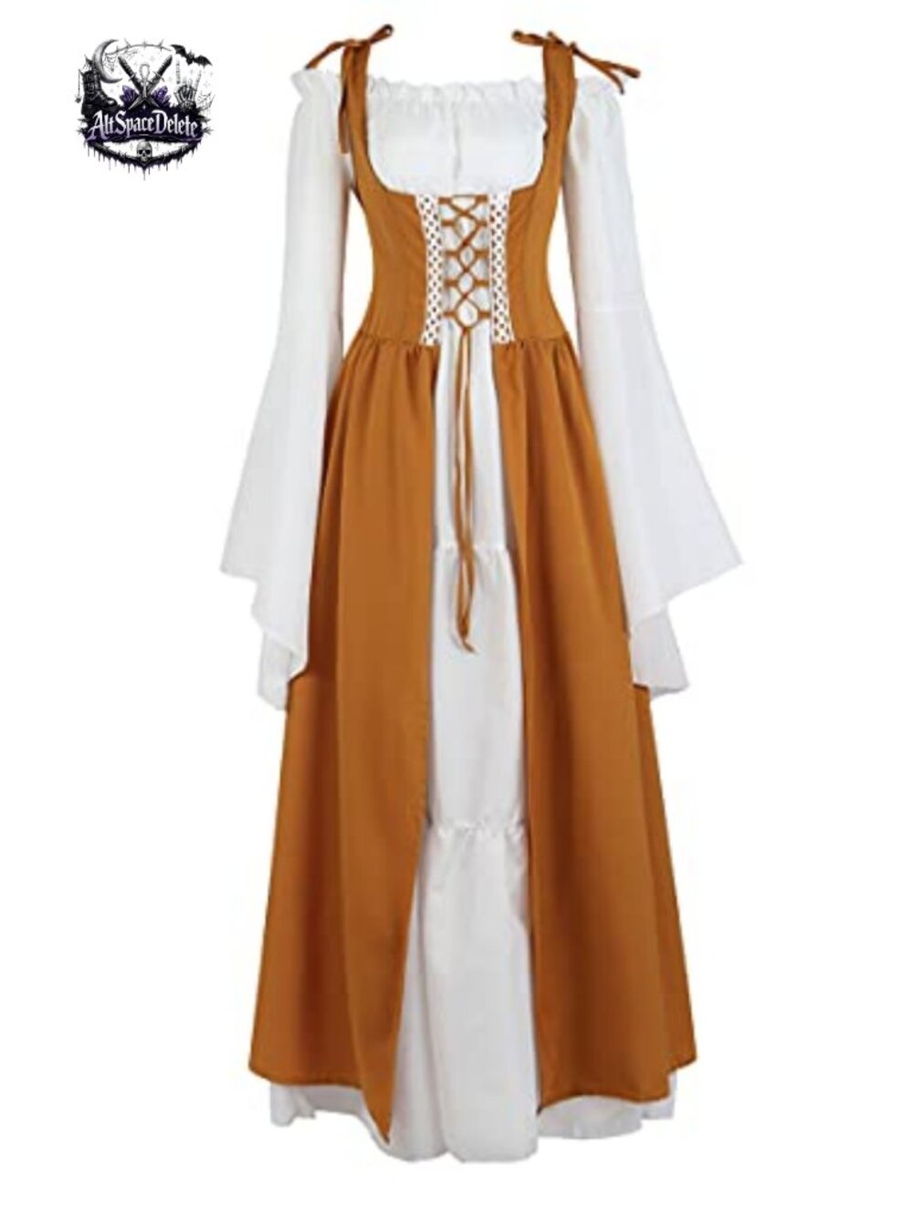 Renaissance Chemise Dress Medieval Renfaire Costume Halloween Peasant